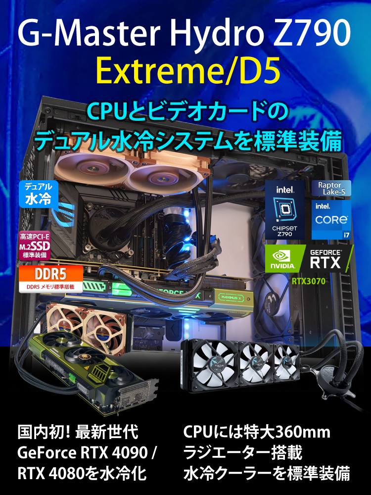 ゲーミングPC デスクトップPC サイコム 1080ti デュアル水冷仕様 PC