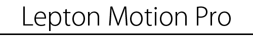 Lepton Motion Pro