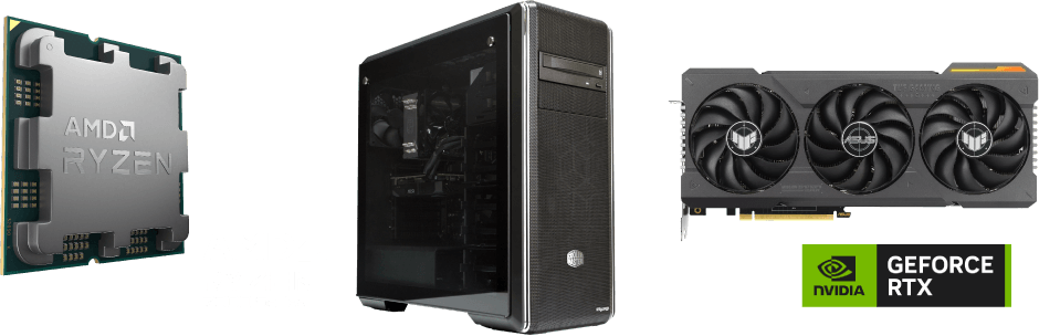 最新鋭のRyzen™ 7 7800X3D と GeForce RTX™ 4070 がオプション選択可能